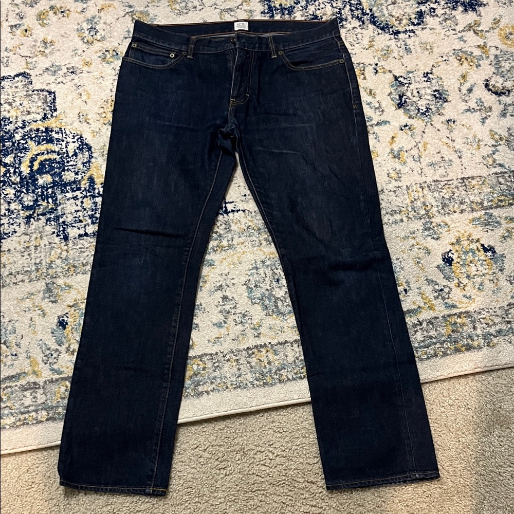 J. Crew Factory Men's Deep Indigo Slim Jeans 33x32